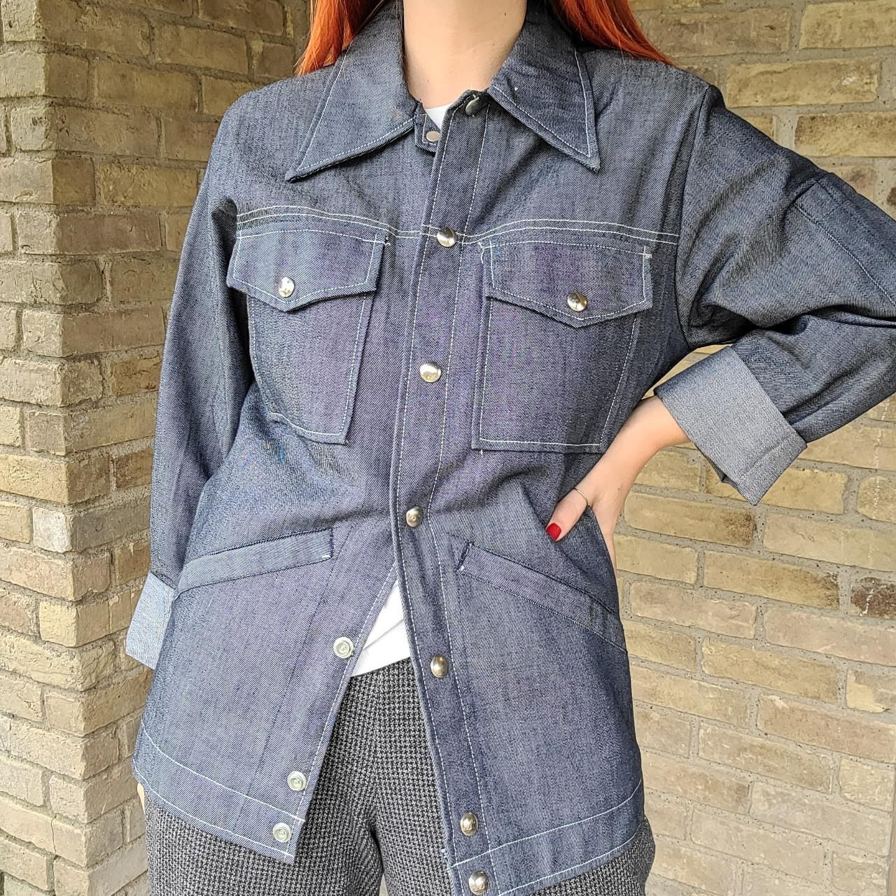 Vintage 60s Champion Utility Snap On Work Jacket