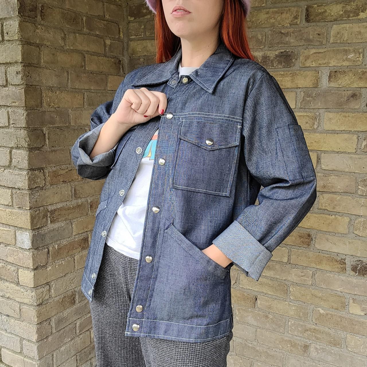 Vintage 60s Champion Utility Snap On Work Jacket